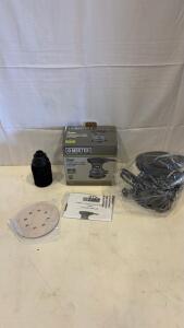 Master Mechanic 3 Amp 5" Random Orbital Sander, 12,000 OPM, Dust Bag, Model 211887, Corded