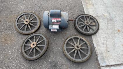 Dayton 6K123C 3/4 HP AC Induction Motor, 115/230V, 1725 RPM, 1-Phase, TEFC, Frame G56H