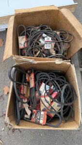 Lot of 50+ Gates & Durkee Atwood V-Belts, Models 5L320, 1230, 3310, General Duty/Automotive/Industrial