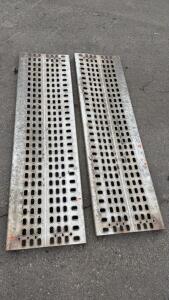 Aluminum Car Ramps- 77&rdquo;Lx21&rdquo;W