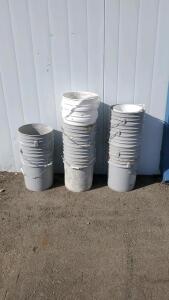 (13) 5 Gallon Paint Buckets