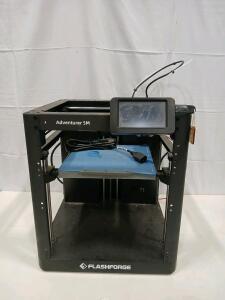 FlashForge Adventurer 5M 3D Printer, FDM, 8.7x8.7x9.8in Build, Touchscreen, S/N: MQKD9600801