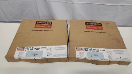 (2) Simpson Strong Tie CS22-R Coiled Strap 25ft Each