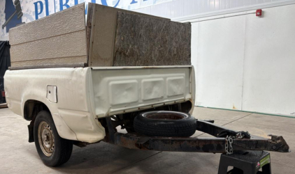 WHITE HOME MADE TRAILER