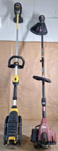 (1) Toro Gas Powered Trimmer & (1) Dewalt DCST990 Cordless Trimmer