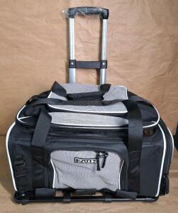 (1) Petskd Top-Expandable Pet Carrier W/Wheels, 18"x11"x11"