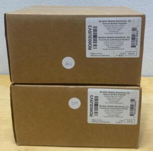 (2) 36-Count Boxes Of Brother RD002U5V3 Premium Receipt Paper. 3.125in. x 45ft., 0.5" Core. 1.57in. Roll OD