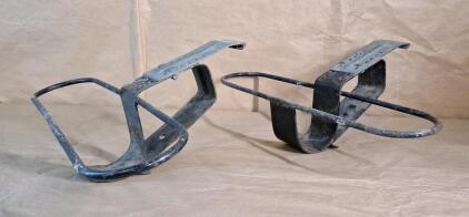 (1) 2-Piece Vintage Bicycle / Motorcycle Rack