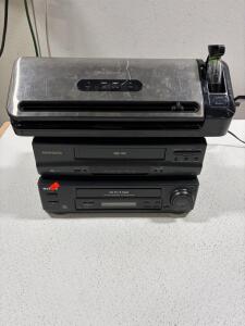 Magnavox MVR430MG1 VCR VHS, Sony SLV-420 4-Head VHS, FoodSaver FM2840 Bundle