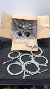 (1) Case Of Approximately (100) 6&rsquo; Ethernet Cables