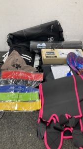 Ankle Weights, Resistance Bands, Water Shoes and Other Items