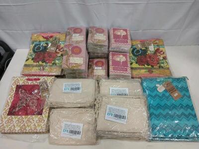 Full Circle Malaya Gift Bag & Card Set &ndash; Artist Signed, Recycled, Canvas Favor Bags, Peru/China