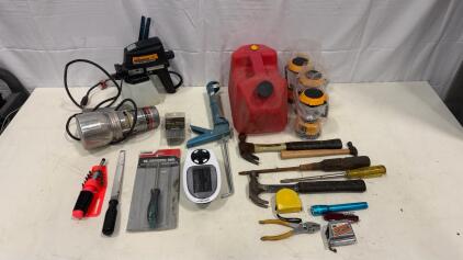 Wagner Power Painter, Hand Tools, New Lanterns, Gas Can & More &ndash; Mixed Tool Lot 20+ Pieces