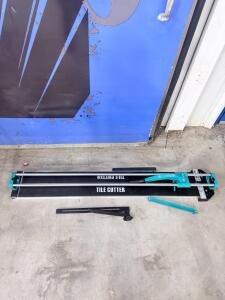 VEVOR L-06-1200 Manual Tile Cutter, 47.2" Cutting Length, Double Rails, Angle Guide