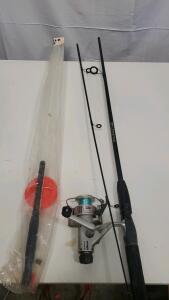 Abu Garcia Balanced Action Graphite Composite 6ft 2pc Spinning Rod & Reel Combo, Tube