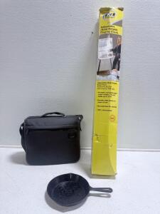 Taiwan #7 Cast Iron Skillet, 9" Dual Pour Spouts, Marked NO. 7, Vintage Cookware & More