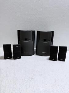 Bose Double Cube Surround Speakers (4) & Marantz LS540MX 3-Way Speakers (2), 6 Ohm, 80W Max