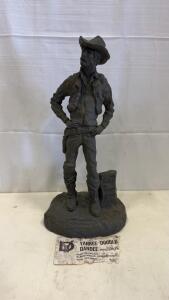 Yankee Doodle Dandee "Crossroads" Western Cowboy Figurine ~12" Resin Bronze Finish USA