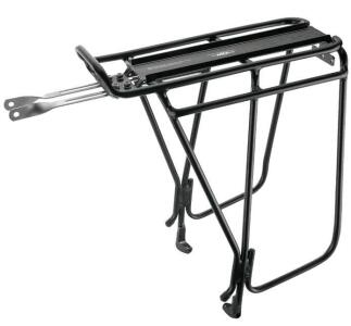 (1) Topeak Super Tourist DX Disc Bicycle Rear Rack, Featuring The MTX QuickTrack System For Compatible Bags.