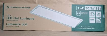 (1) 1 x 4 Foot Lithonia Lighting CPANL LED Flat Luminaire.