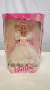 1992 Mattel Romantic Bride Barbie Doll, Original Box, UPC 074299249979, 11.5" Collectible