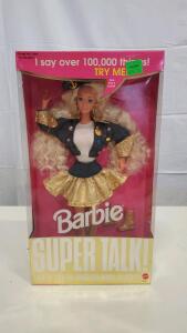 Barbie Super Talk! 1994 Talking Doll #12290, Boxed, Gold Outfit, EPCOT Promotion by Mattel