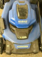 Kobalt 20" 24V Max Brushless Self-Propelled Cordless Lawn Mower with Charger & Bag. Powers on. - 2