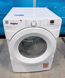 LIKE NEW! Whirlpool 7.4 cu ft Front-Load Gas Dryer WGD4720RW0, ENERGY STAR, White, Sensor Dry, ME3911032