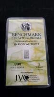 Benchmark (4) .999 Fine Silver 1 Grain Bars - 4