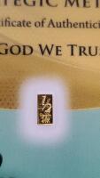 Benchmark .999 Fine Gold 1/2 Grain Bar - 2