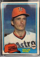 1981 Topps #240 Nolan Ryan PSA 6 PSA Serial 137196523 Astros Baseball Card - 2