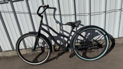 Huffy Cranbrook Single-Speed Cruiser Bicycle 26" Wheels Coaster Brake, Matte Black
