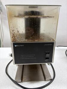 Bunn LPG 120V SST Commercial Coffee Grinder, 6 lb Hopper, 360W, Serial LPG0076765. Powers on.