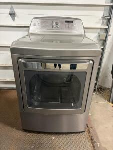 Kenmore Elite Electric Dryer 7.3 cu. ft, Steam Refresh, Stainless Drum, Digital Controls, Silver. Unable to test