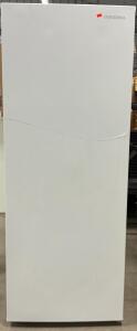 Insignia NS-UZ7WH0 Upright Freezer, 6.9 cu. ft., White, Four Shelves, 56.3" Height, Serial 21129A00243. Untested.