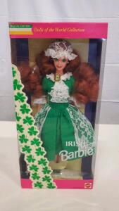 Mattel Irish Barbie 1994 Dolls of the World Collection Special Edition, Boxed, 11.5 in, UPC 074299129988