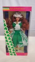 Mattel Irish Barbie 1994 Dolls of the World Collection Special Edition, Boxed, 11.5 in, UPC 074299129988