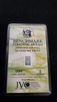 Benchmark (4) .999 Fine Silver 1 Grain Bars - 3