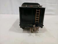 Lionel Lines O Gauge Tinplate Model Train Tender Car, Black, Brass Details, 1930s&ndash;1940s - 5