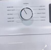 LIKE NEW! Whirlpool WGD4107SW0 7.0 cu. ft. Natural Gas Dryer, White, 12 Cycles, Wrinkle Assist - 7