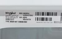 LIKE NEW! Whirlpool WGD4107SW0 7.0 cu. ft. Natural Gas Dryer, White, 12 Cycles, Wrinkle Assist - 12