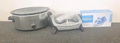 Hamilton Beach & Grill cheese Press & Steam Iron