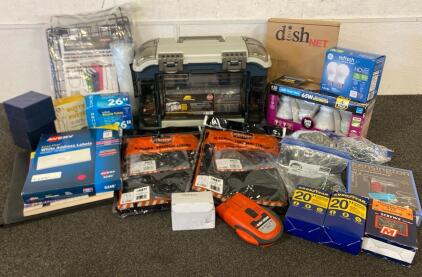 Plano 3600 Storage Box, Goodyear 20" Bike Tubes, LED Bulbs, Screws, Thermal Liners, Tools & More
