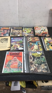 (11) Vintage Horror and Space Comic Books