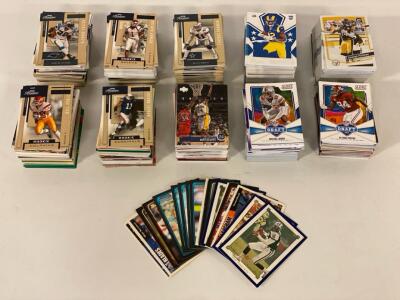 Large Lot NFL Football Rookie & Base Cards Mixed Brands Panini Donruss Score 400+ Card Collection