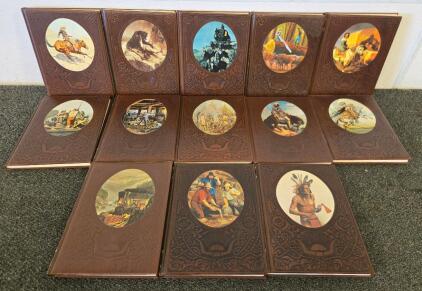 Time-Life The Old West Book Set, 15 Volumes, Faux Leather, Illustrated, Western Americana & More