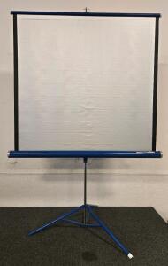 Da-Lite Silver Flyer Portable Tripod Projection Screen Matte Silver