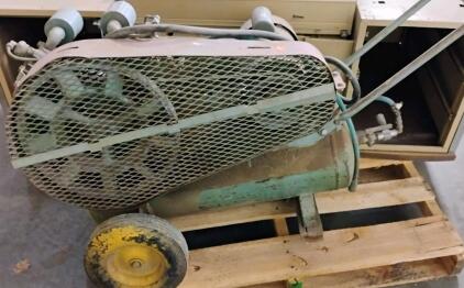 Ajax 2 HP Industrial Portable Air Compressor, 115/230V, 1725 RPM, Model EXE14STBFR7029AAWCGW