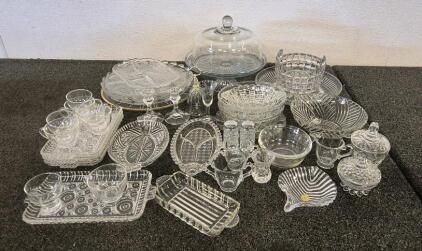 Table Glass Dishes, Cake Holder, Salt N Peper Shaker, Butter Tray, Fruit Tray, Candy Dish, Food Dish, etc