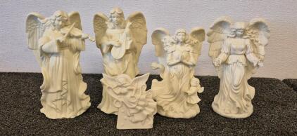 Home Decor Angel Statues Candle Holders, Angel Stautues Playing Instruments, Angel Statue Praying